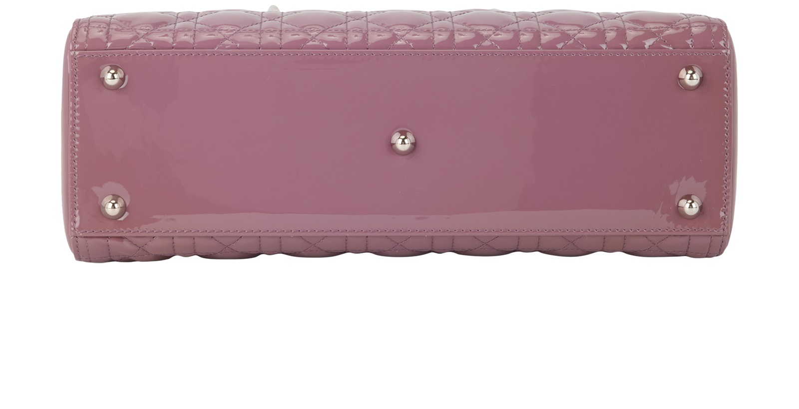 Lady Dior Cannage, &pound;1,500, Handbags, Purple, Patent Leather, Top view